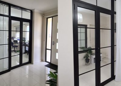 New home office wall & door, renovation by Unique Windows & Doors